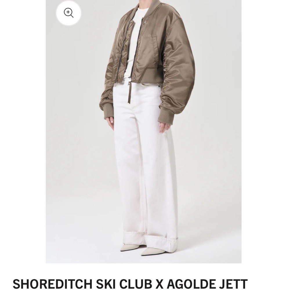 Agolde x Shoreditch Ski Club Bomber - Picture 3 of 5